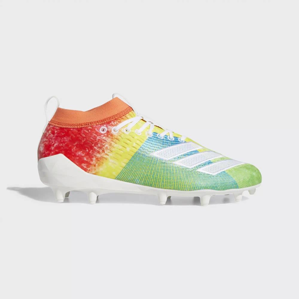 Adidas Adizero 8.0 Tacos de Futbol Naranjas Para Hombre (MX-81608)